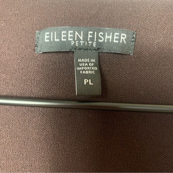 Eileen Fisher Chocolate Brown Rayon Blend Sleeveless Top Tank V scoop neck - Picture 2 of 9